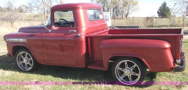 image for item B5058 1959 Chevrolet Apache pickup truck