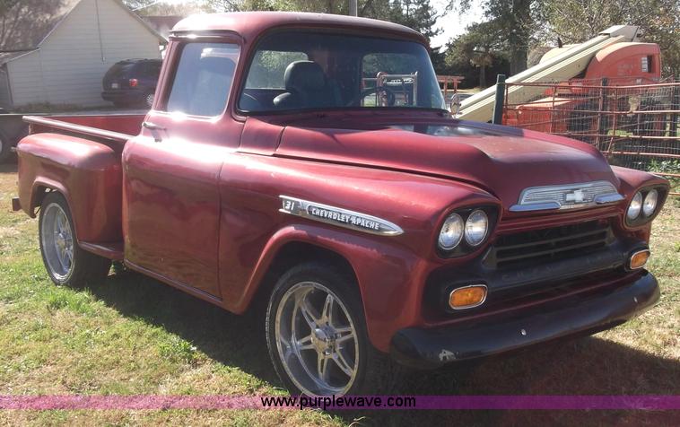 image for item B5058 1959 Chevrolet Apache pickup truck