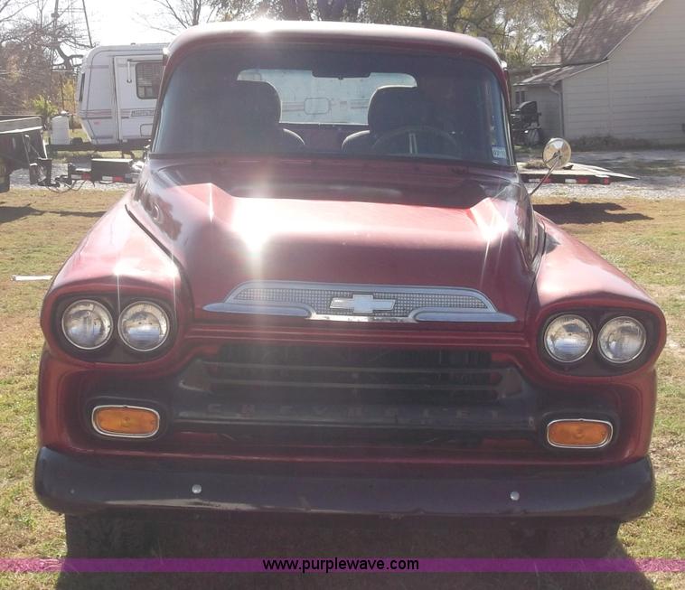 image for item B5058 1959 Chevrolet Apache pickup truck