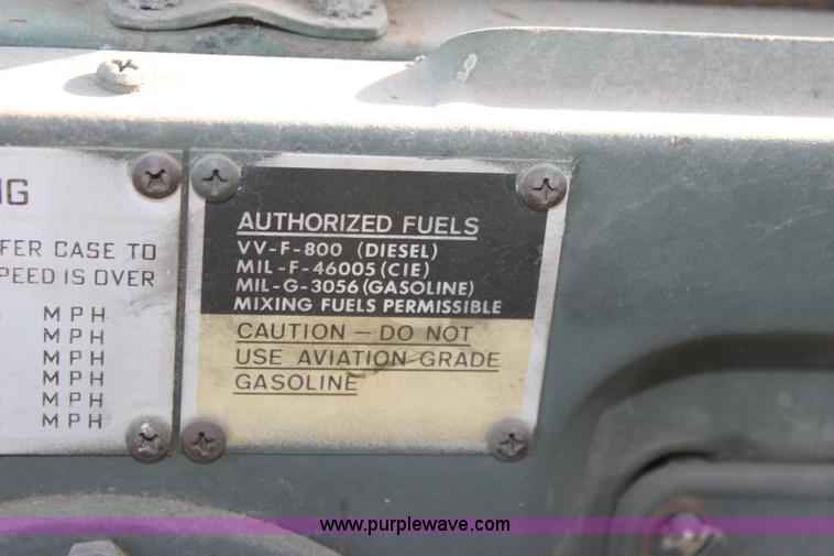 image for item B8624 1971 Kaiser 6x6 army truck