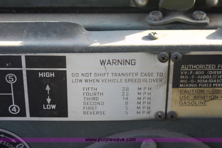 image for item B8624 1971 Kaiser 6x6 army truck