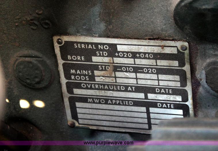 image for item B8624 1971 Kaiser 6x6 army truck