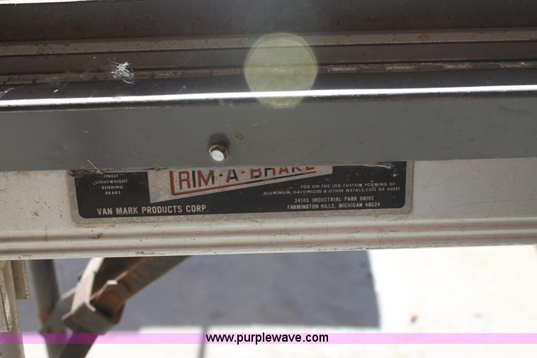 image for item B8671 Trim-a-brake 8' metal brake