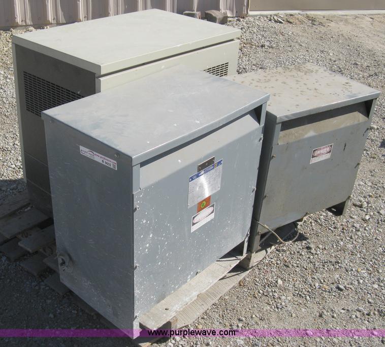 image for item B9602 (3) electrical transformers