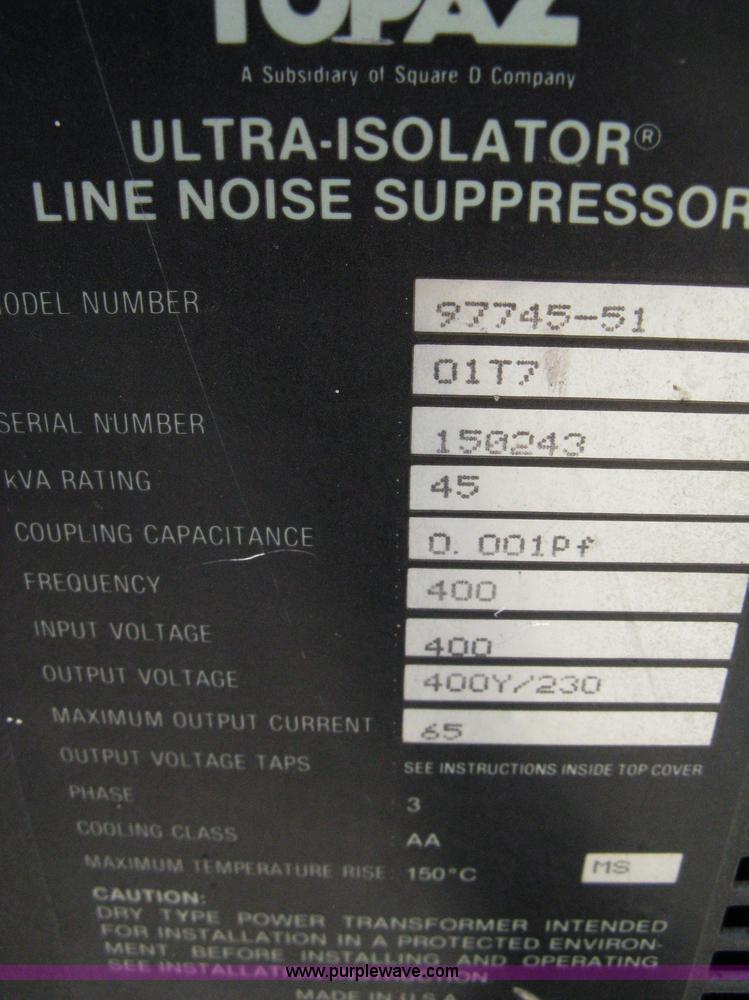 image for item B9602 (3) electrical transformers