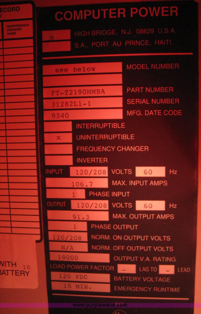 image for item B9603 Computer Power, Inc. Computer Save uninterruptible power system