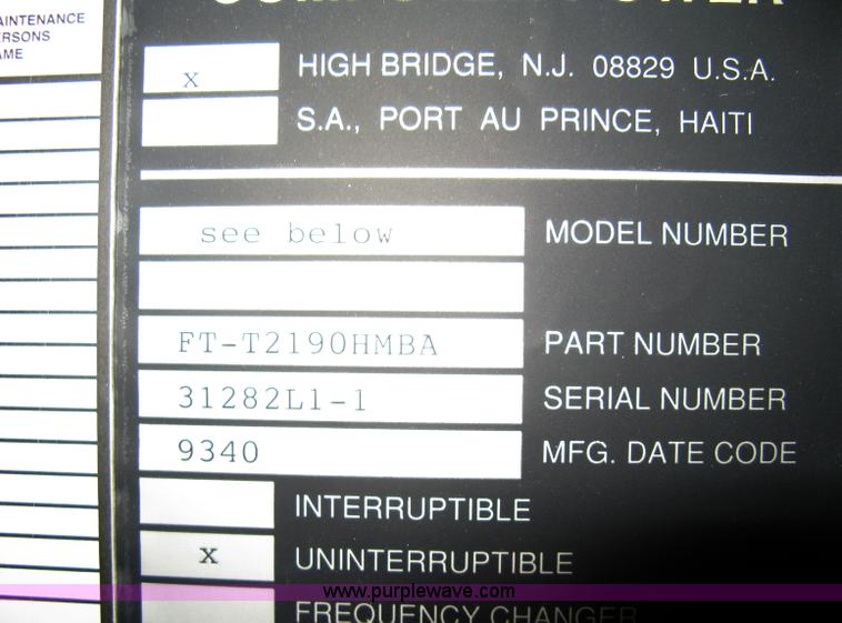image for item B9603 Computer Power, Inc. Computer Save uninterruptible power system