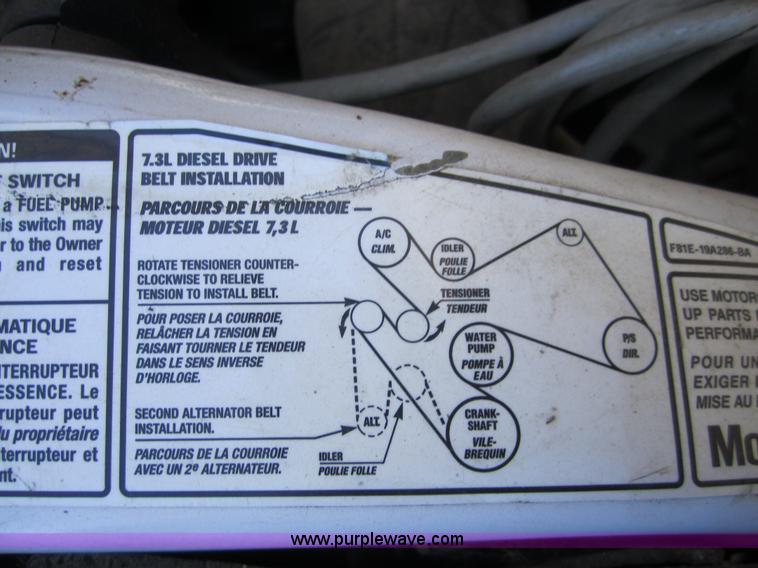 image for item C5198 2001 Ford F450 XL Super Duty truck cab and chassis