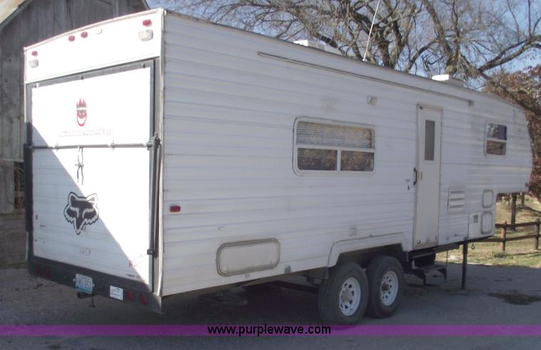 image for item C5709 2001 Forest River 26' toy hauler camper