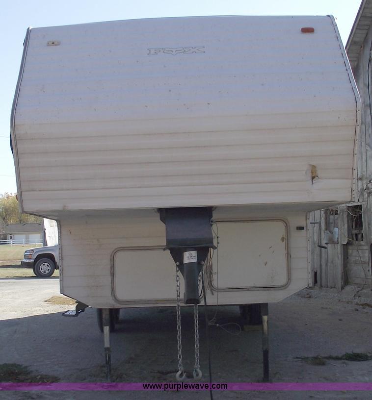 image for item C5709 2001 Forest River 26' toy hauler camper