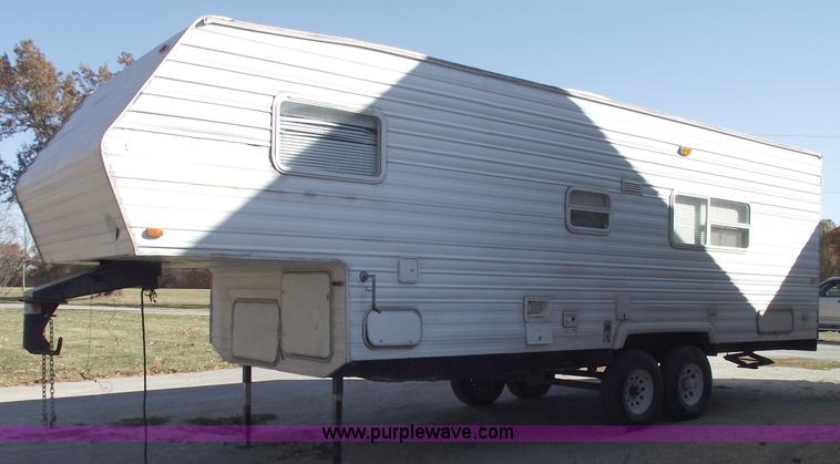 image for item C5709 2001 Forest River 26' toy hauler camper