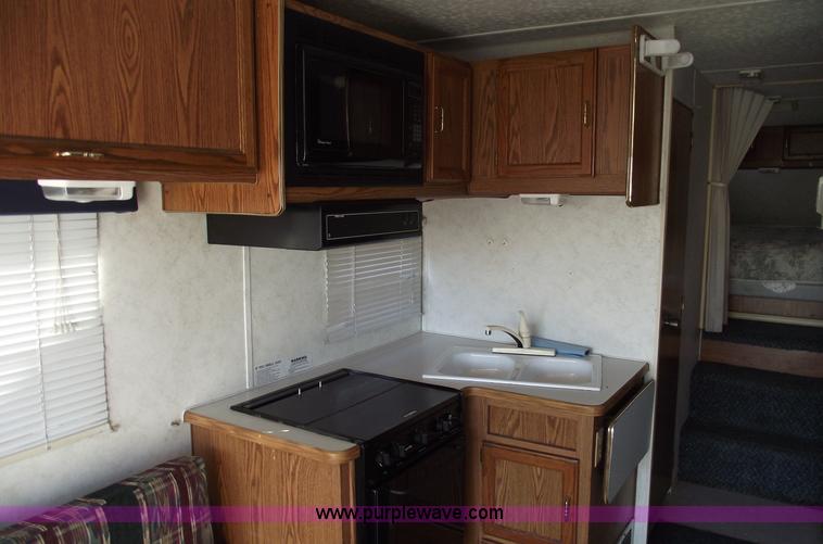 image for item C5709 2001 Forest River 26' toy hauler camper