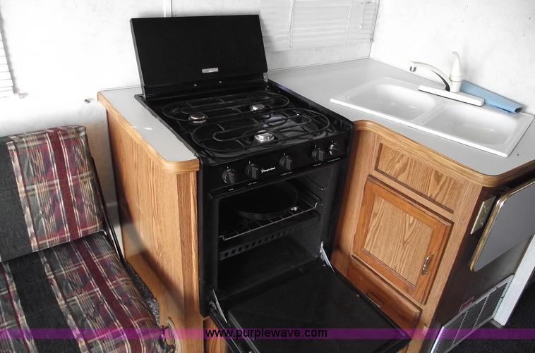 image for item C5709 2001 Forest River 26' toy hauler camper