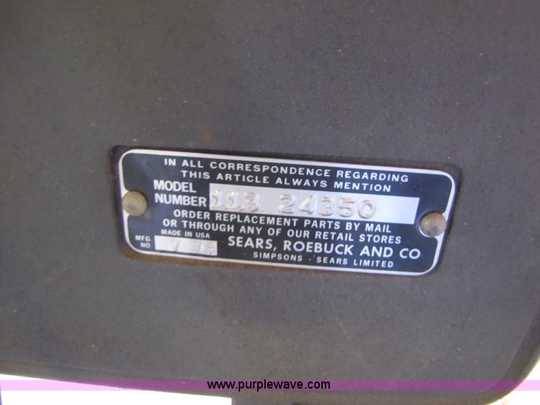 image for item C9599 Craftsman 12" band saw/sander