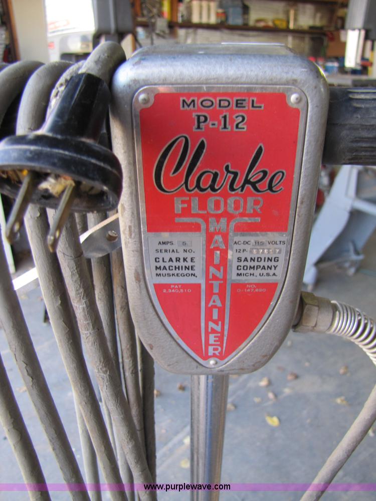 image for item C9605 Clarke P-12 floor buffer