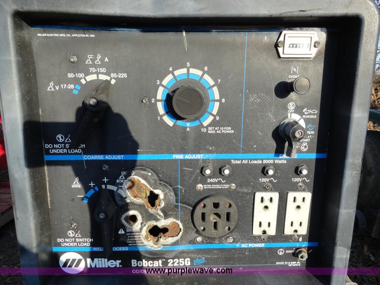 image for item H9013 Miller Bobcat 225G welder/generator