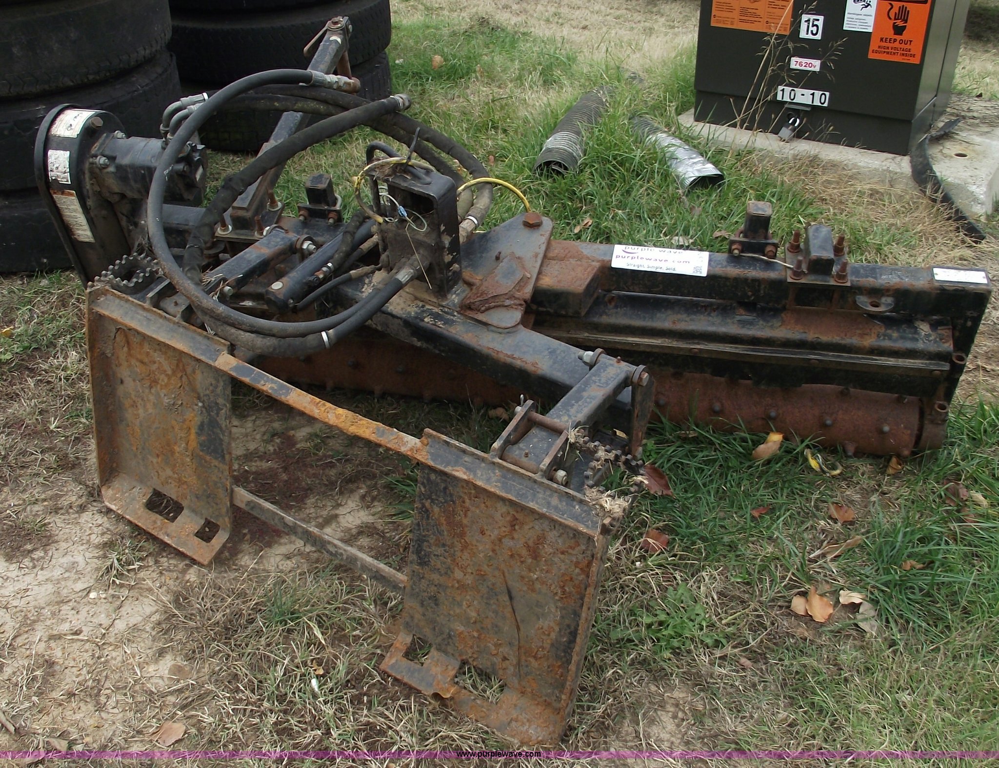 Harley S6 power rake skid steer attachment in Willard, MO Item C5799