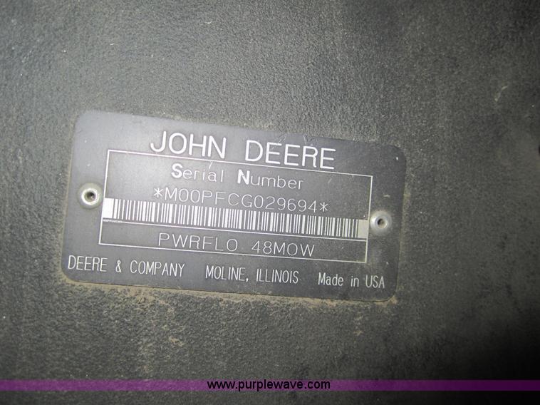 image for item B5561 John Deere mower bagger