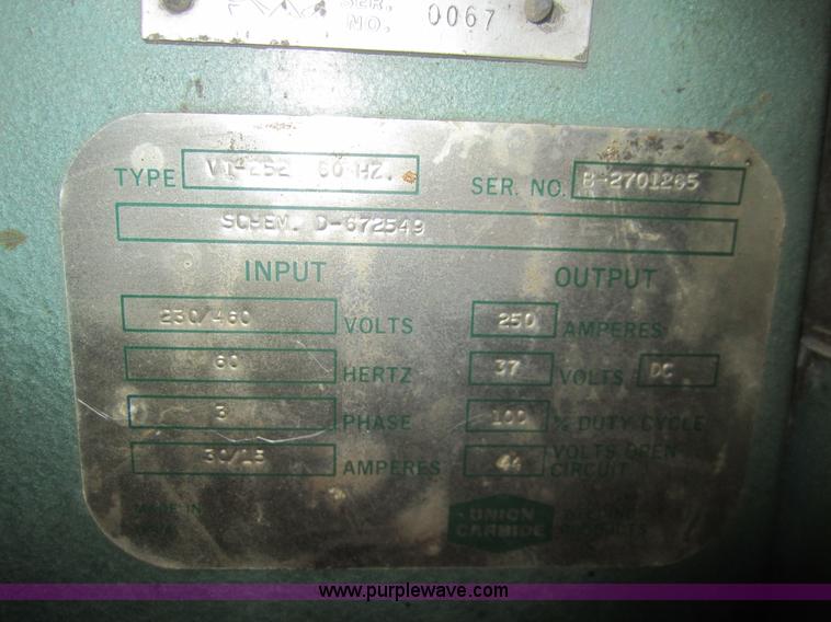 image for item B5564 Linde V1-252 Mig welder