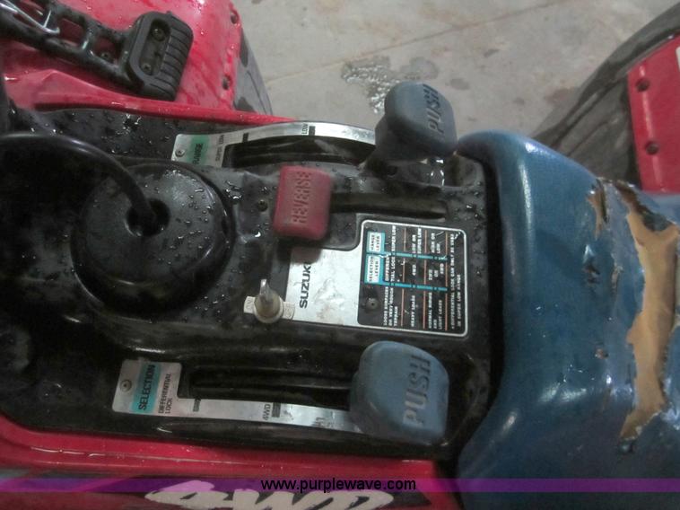 image for item B5567 1991 Suzuki Quad Runner ATV