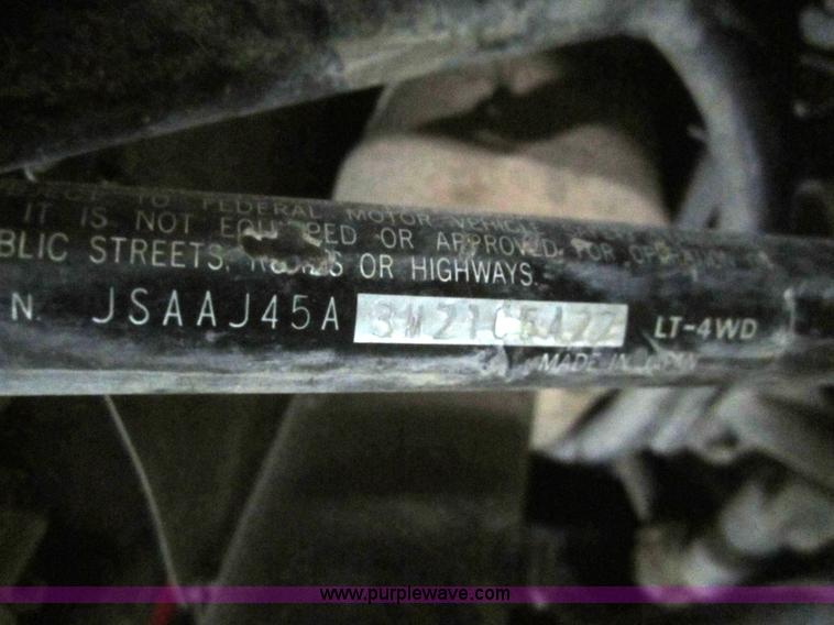 image for item B5567 1991 Suzuki Quad Runner ATV