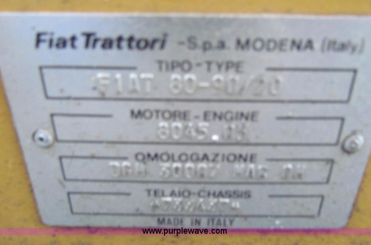 image for item B7011 Fiat mower tractor