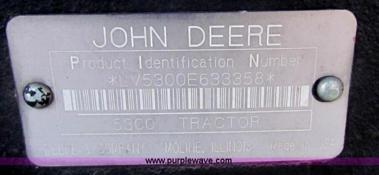 image for item B7019 1998 John Deere 5300 tractor