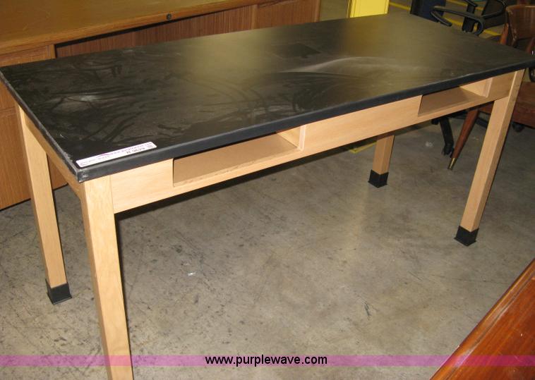 image for item B9629 (10) slate top lab tables