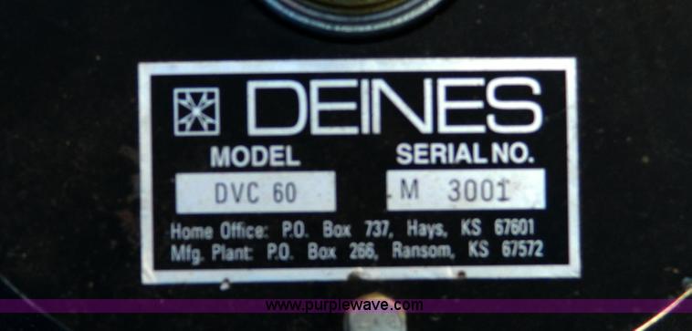 image for item C9430 Deines DVC60 bagger attachment