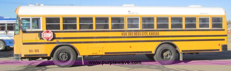 image for item C9876 1998 Carpenter Crown school bus