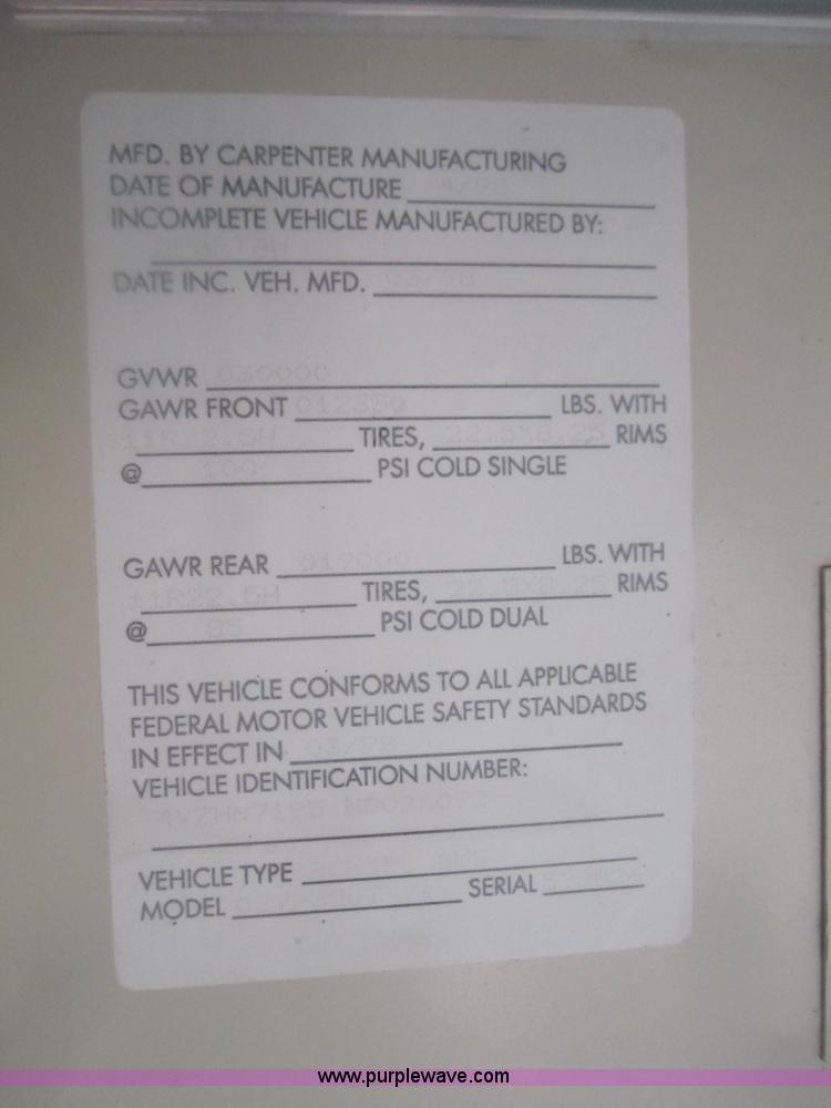 image for item C9876 1998 Carpenter Crown school bus