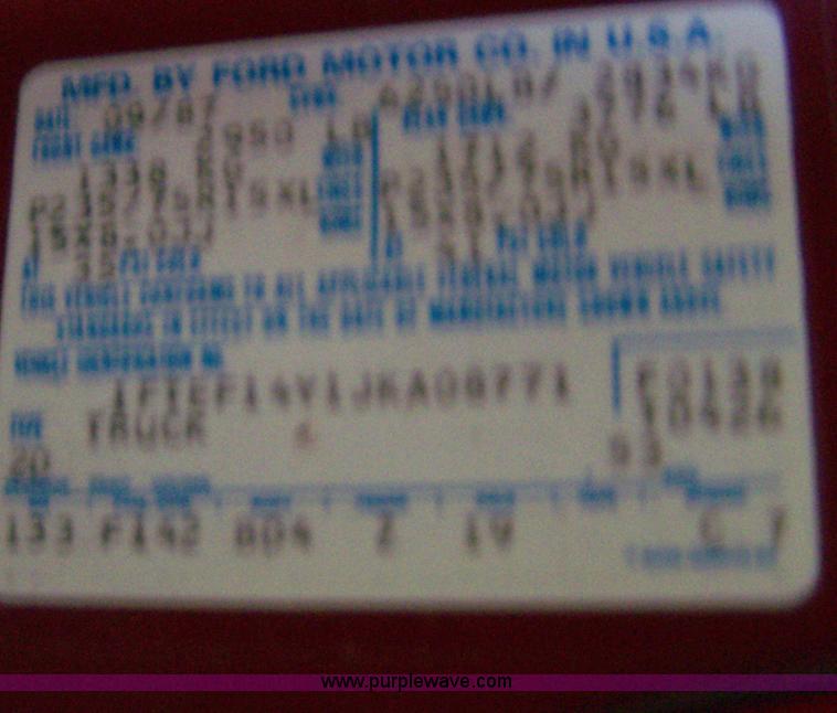 image for item D8584 1988 Ford F150 pickup truck