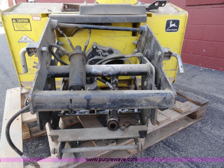 image for item G9161 John Deere snow thrower attachment