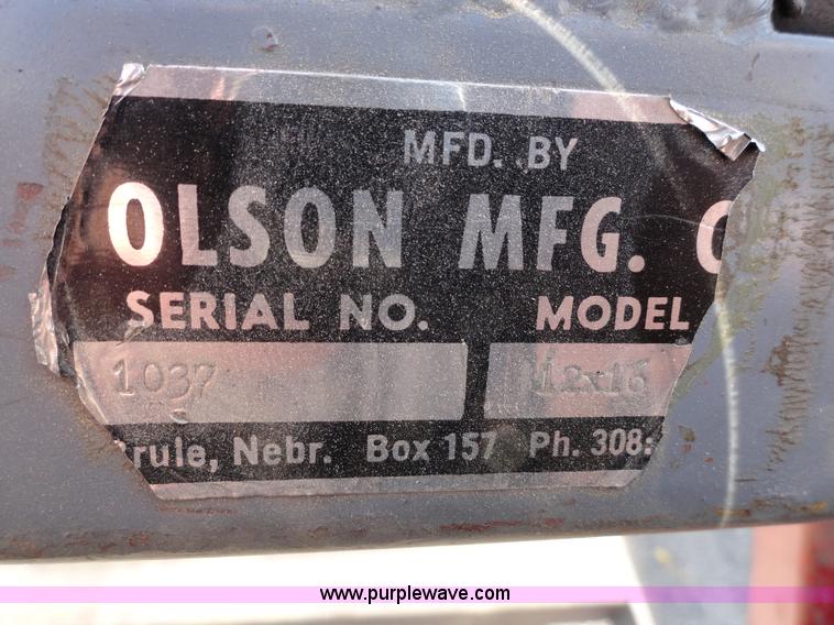 image for item G9163 Olson 12X16 band saw