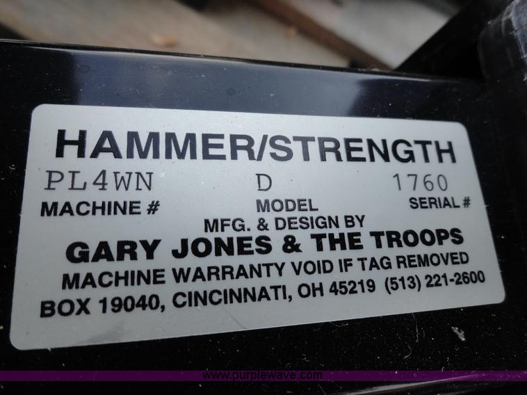 image for item G9165 Hammer Strength four way neck machine
