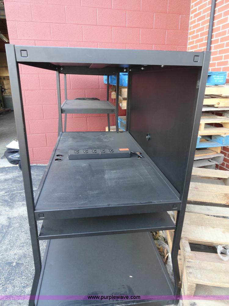 image for item G9166 (2) projector carts with electrical