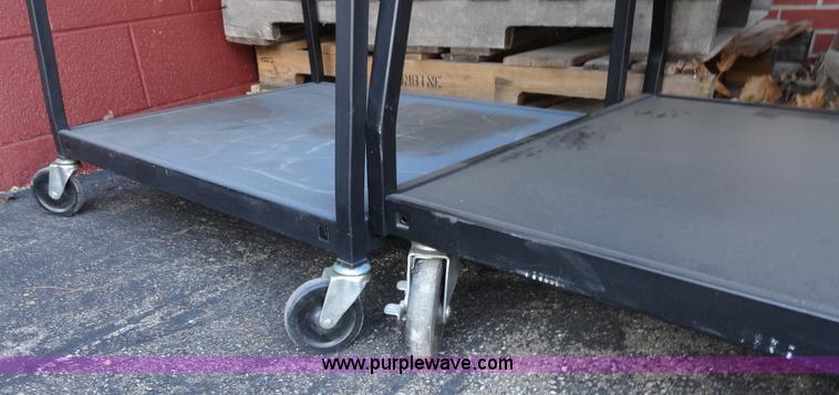 image for item G9166 (2) projector carts with electrical