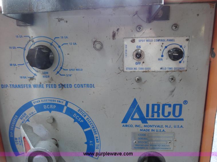 image for item G9167 AirCo dip/stick 160 Mig welder