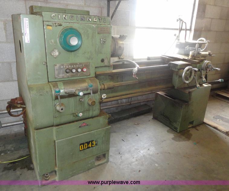 image for item G9172 Cincinnati metal lathe