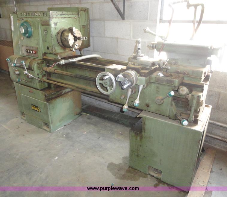 image for item G9172 Cincinnati metal lathe