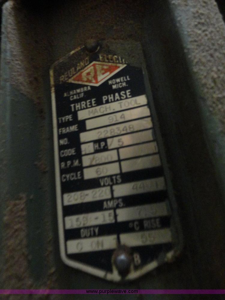 image for item G9172 Cincinnati metal lathe