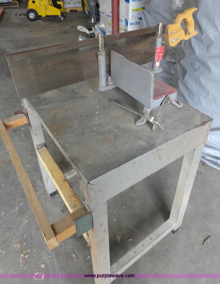 image for item G9180 Manual Mitre box with stand