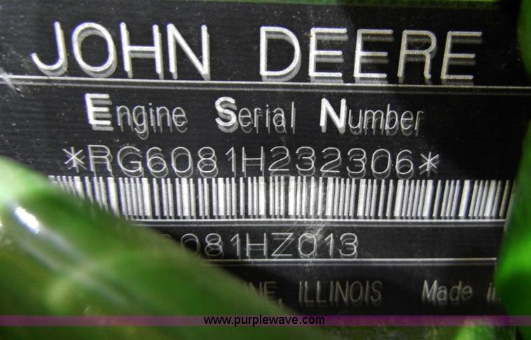image for item H9027 2003 John Deere 8.1L engine