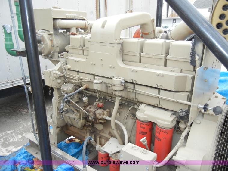 image for item H9143 Cummins Standby power emergency duty generator with skids