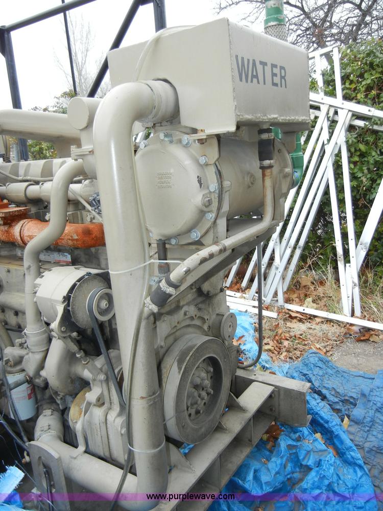 image for item H9143 Cummins Standby power emergency duty generator with skids