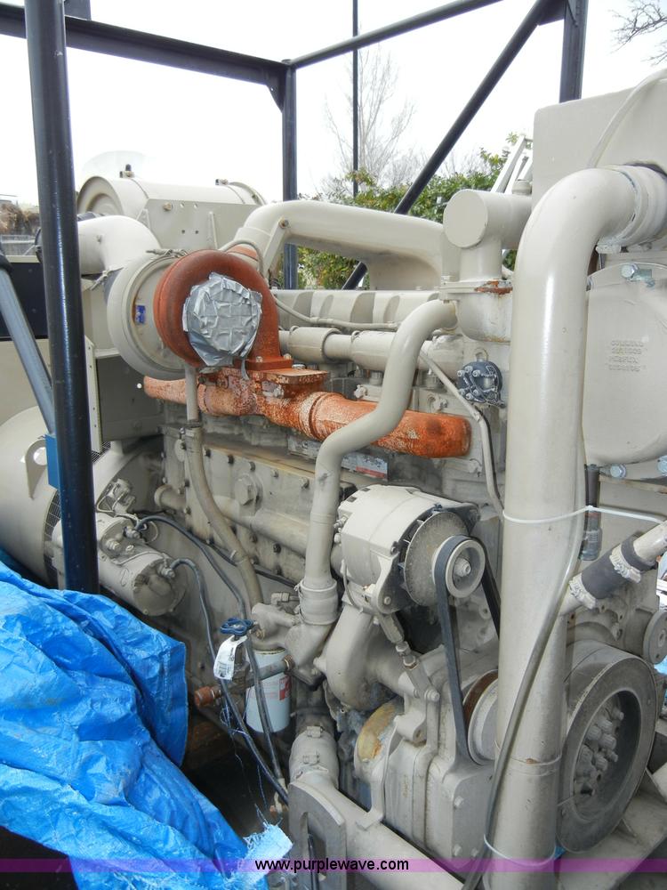 image for item H9143 Cummins Standby power emergency duty generator with skids