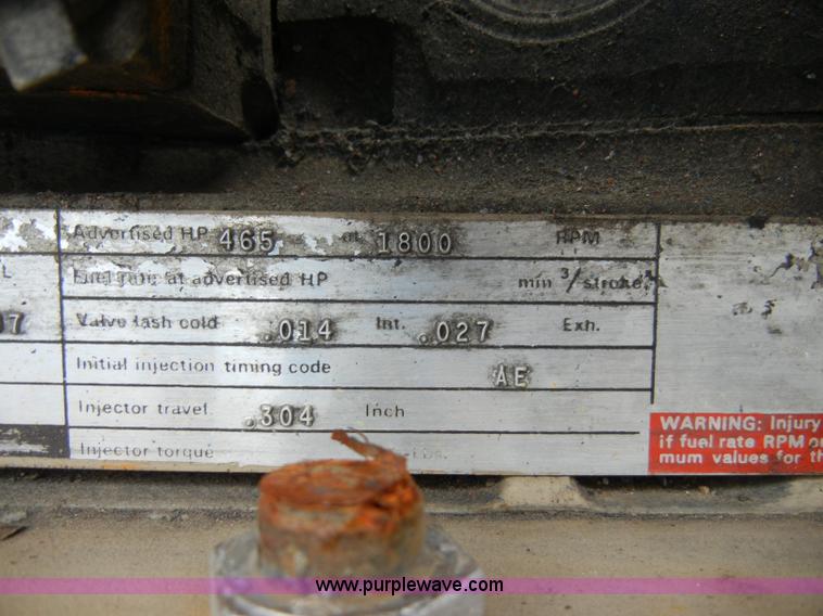 image for item H9143 Cummins Standby power emergency duty generator with skids