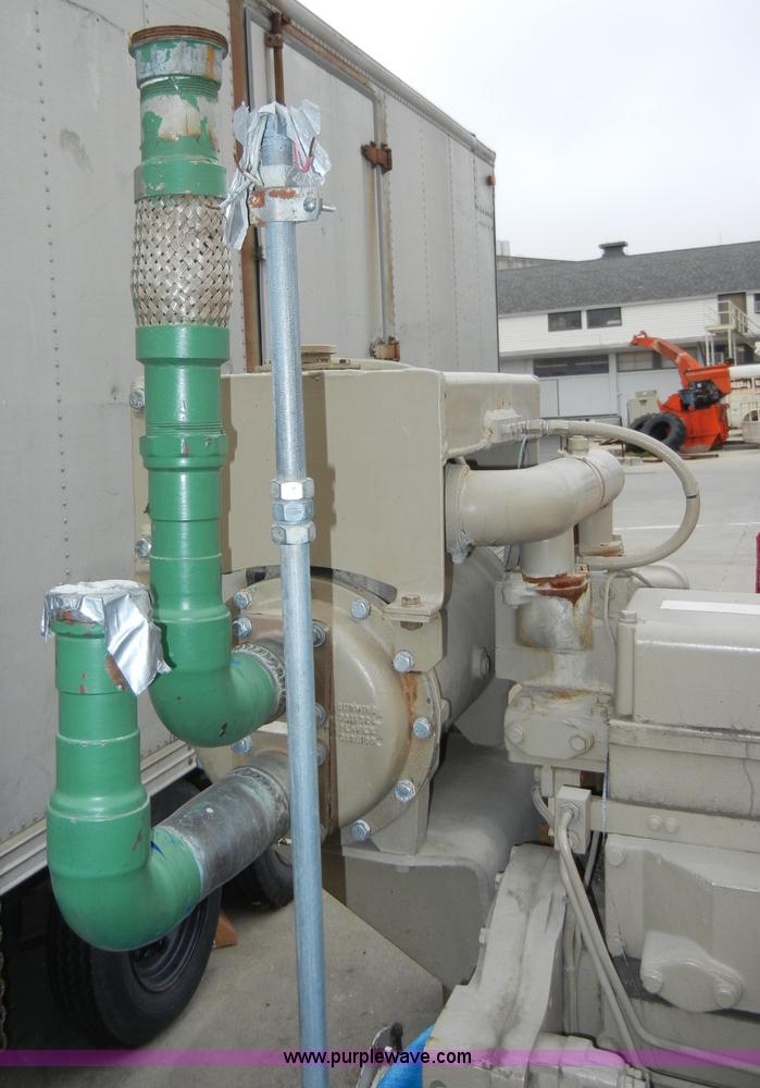 image for item H9143 Cummins Standby power emergency duty generator with skids