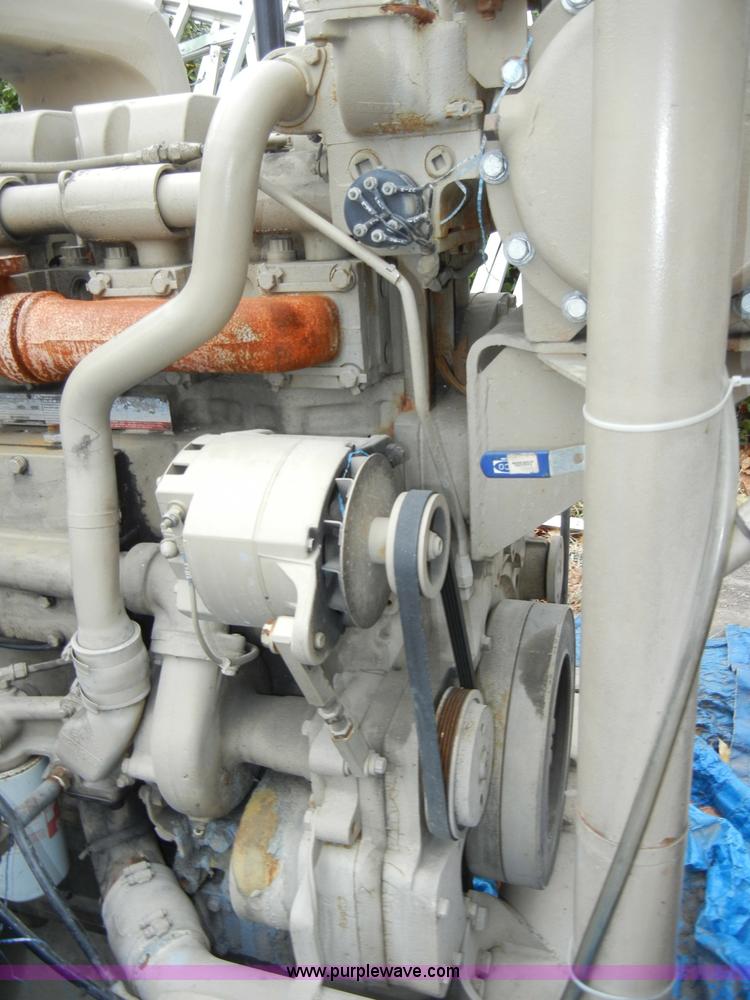 image for item H9143 Cummins Standby power emergency duty generator with skids