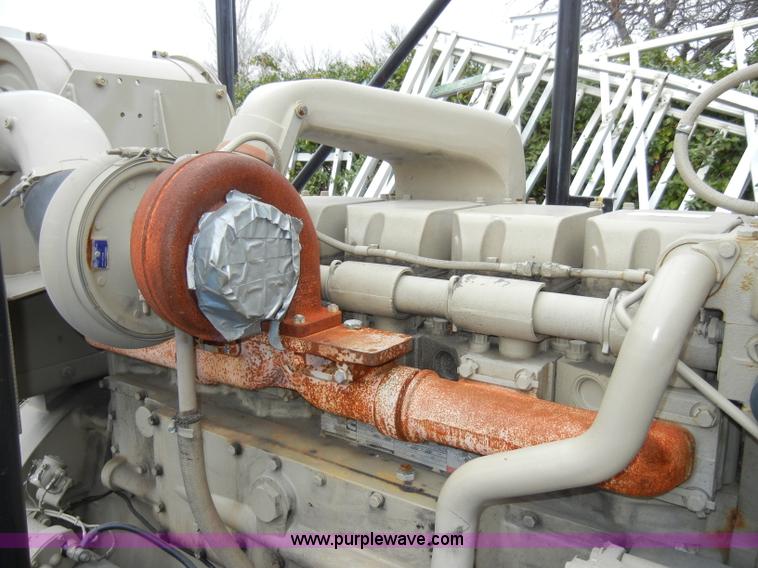 image for item H9143 Cummins Standby power emergency duty generator with skids